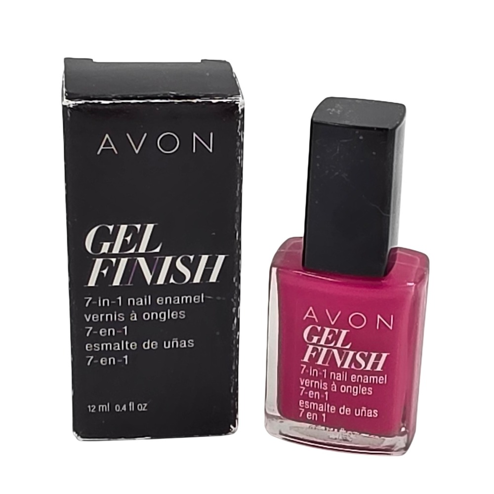 Avon Gel Finish 7-in-1 Nail‎ Enamel Parfait Pink Rose Parfait 12ml 0.4 fl oz New